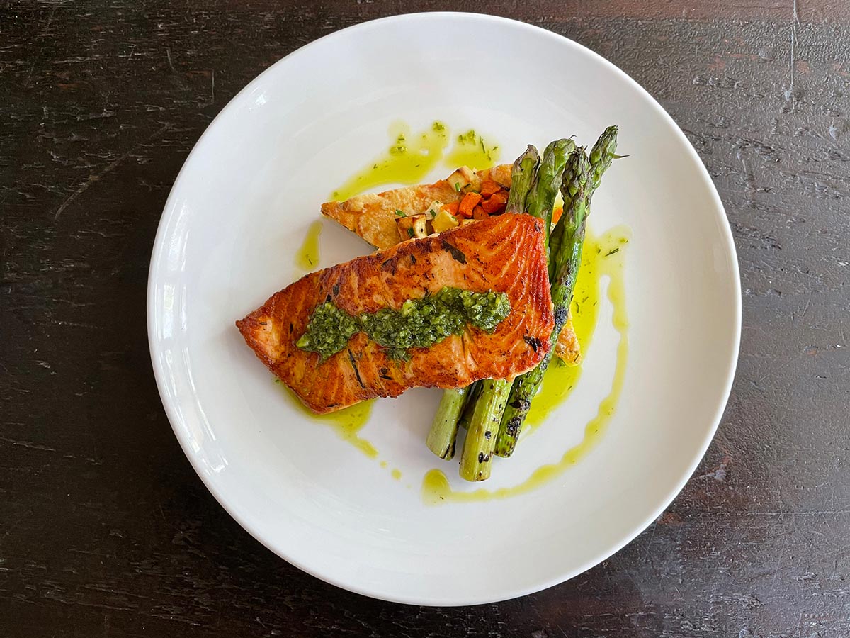 Grilled Salmon by Red Table Catering